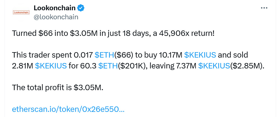 Илон Маск временно сменил имя на X, вдохновив рост KEKIUS