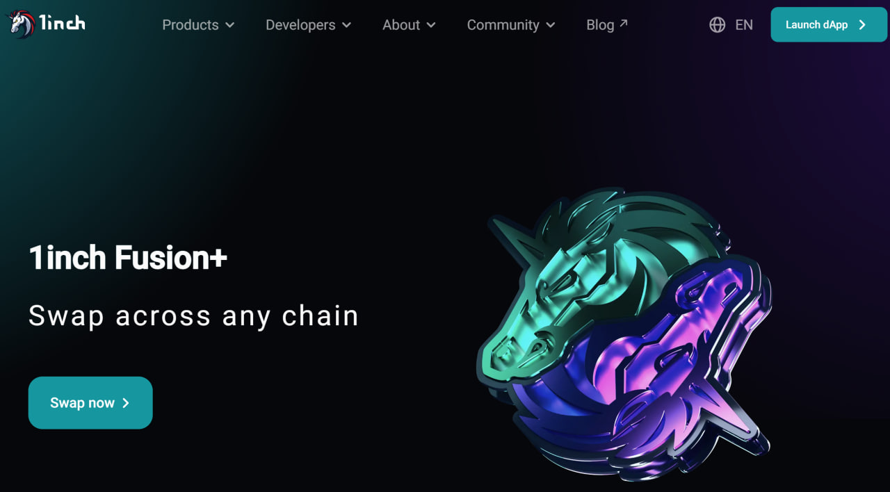 Функциональность кроссчейн-обменов 1inch. Источник: 1inch