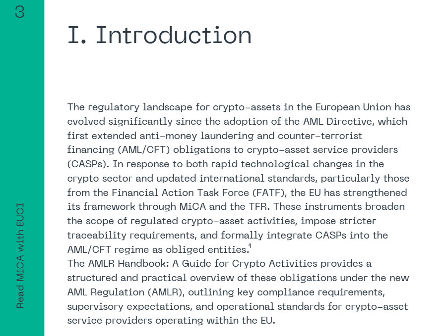 Справочник по борьбе с отмыванием денег. Источник: EUCI 