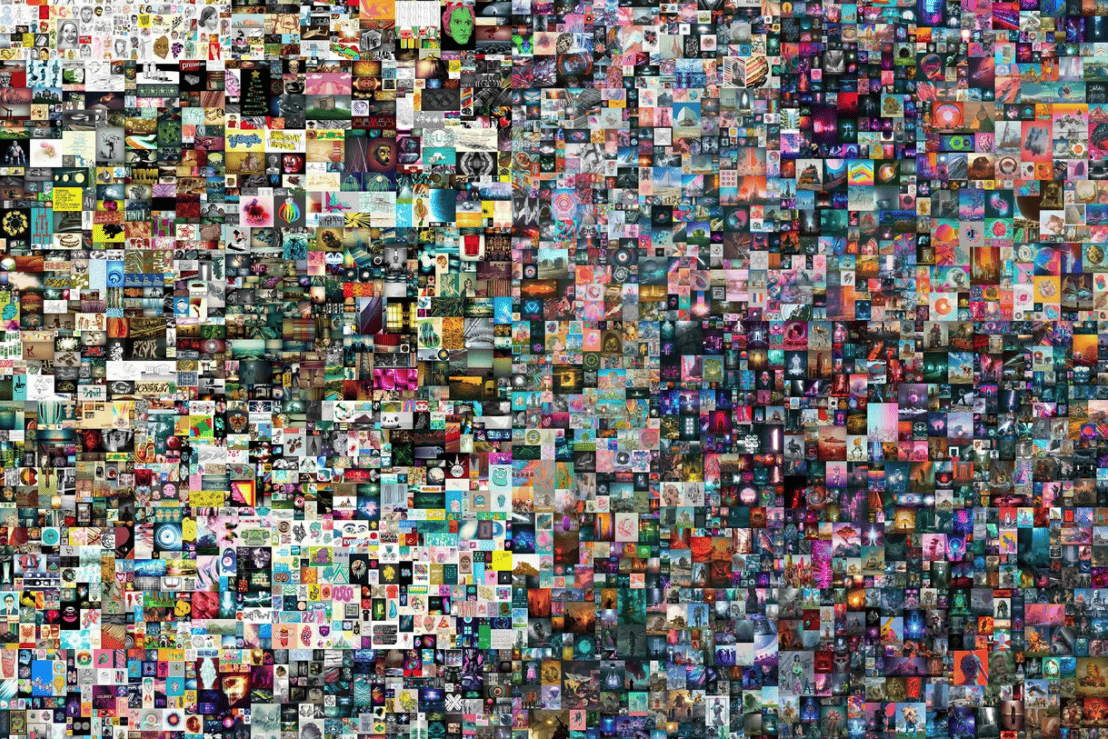 Beeple's Everydays: The First 5000 Days NFT sold for $69.3 million. Source: Christie's.