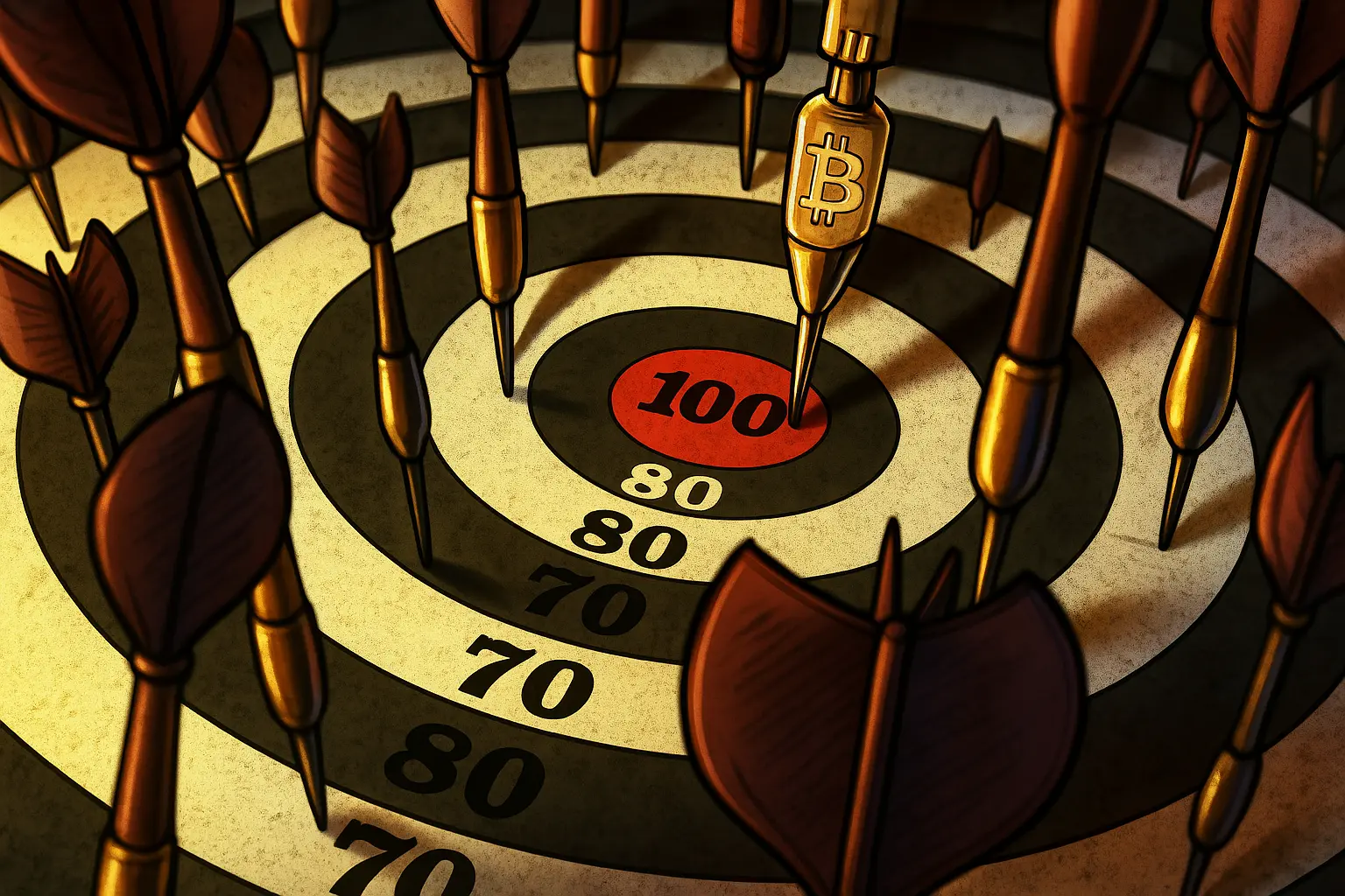 Прогноз курса биткоина: инвесторы готовятся к $100 000 на фоне отрыва BTC от акций и золота