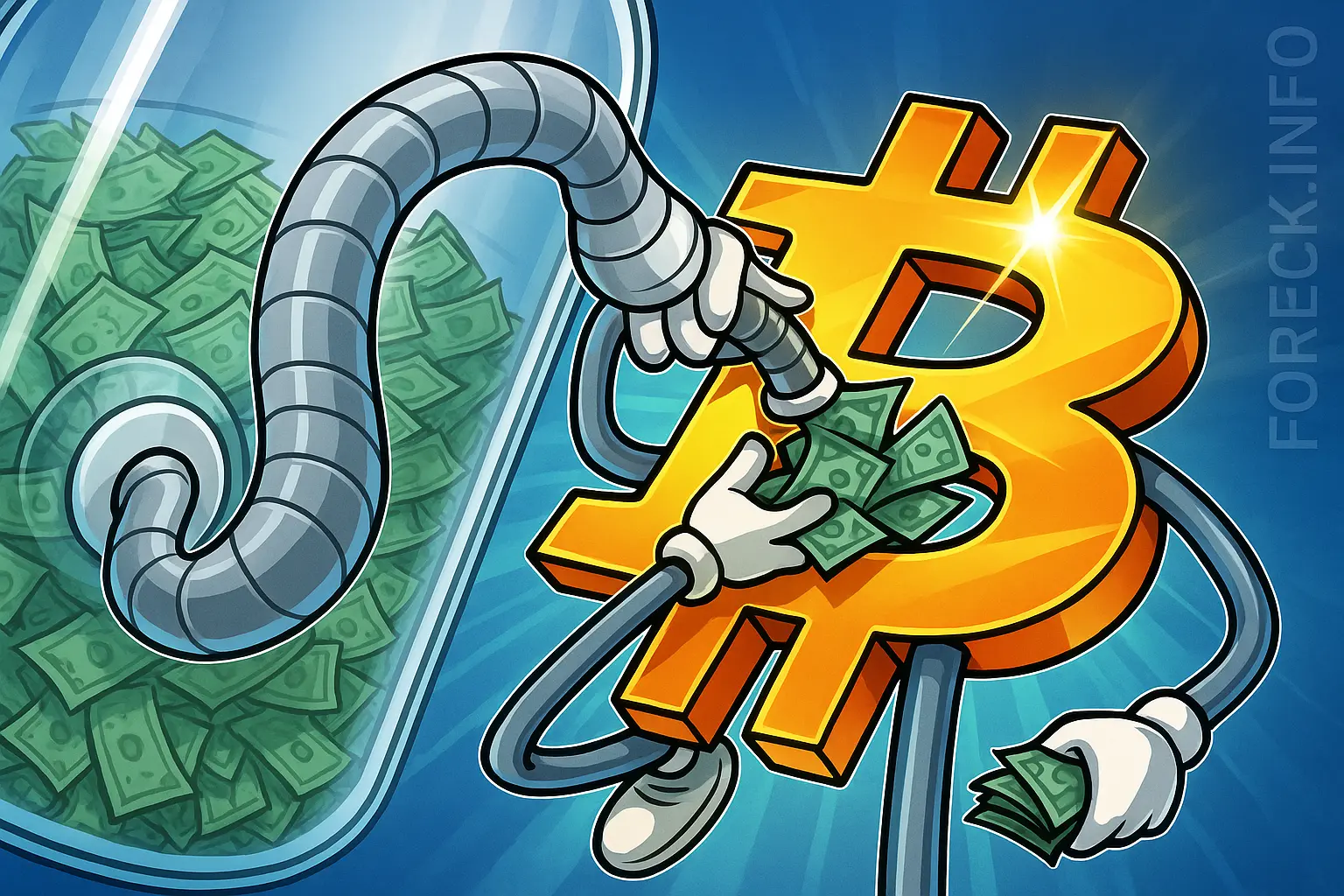 Биткойн обогнал Google и вошёл в топ-5 крупнейших активов мира