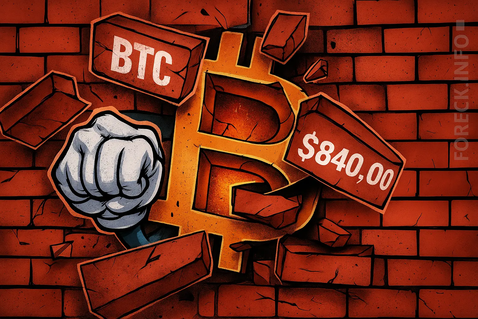 Курс биткойна у критической отметки: $84 000 как барьер для дальнейшего роста