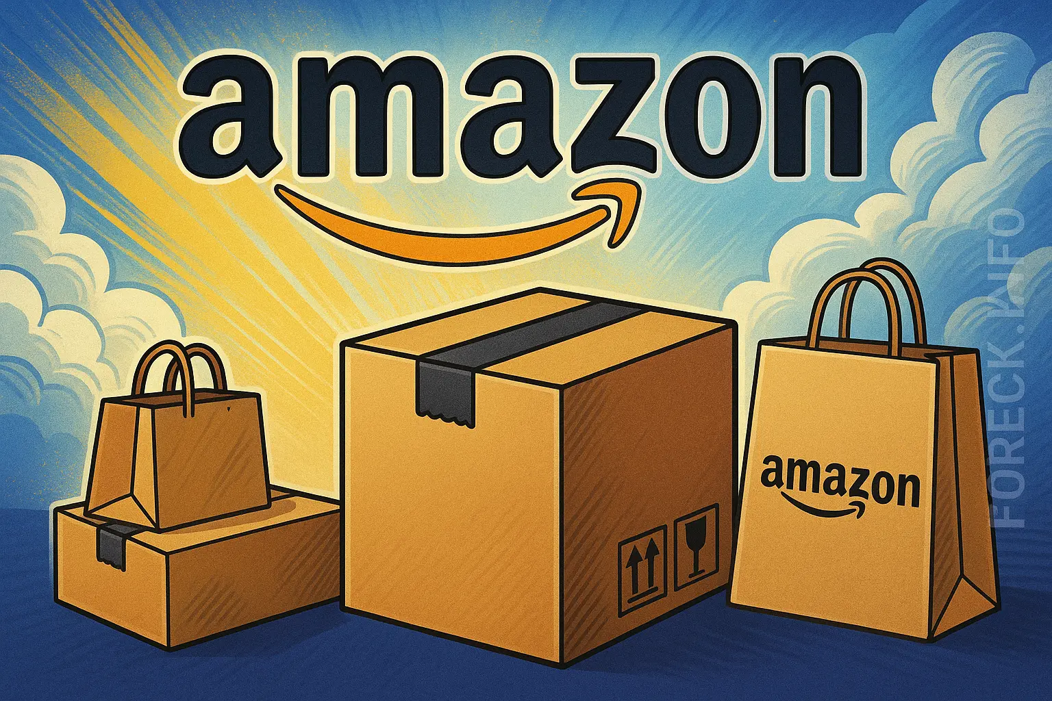 Amazon превзошёл ожидания: выручка 155,70 млрд $, акции на подъёме