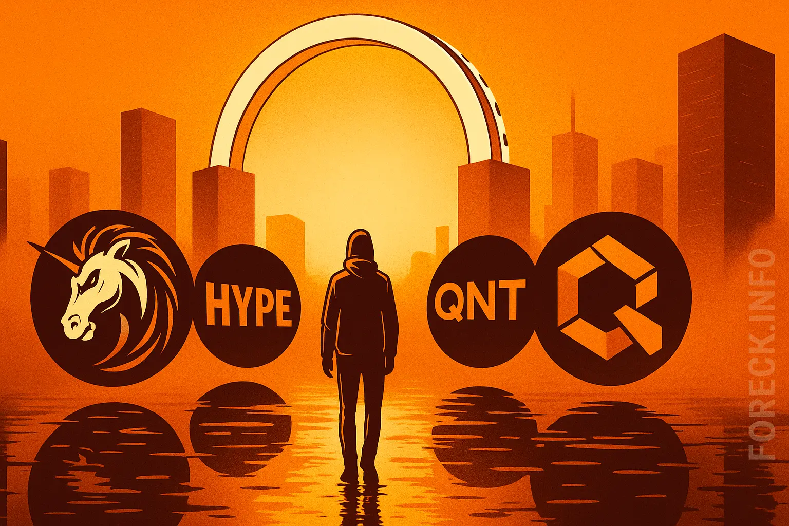 Аналитика: ключевые уровни для торговли 1INCH, HYPE и QNT