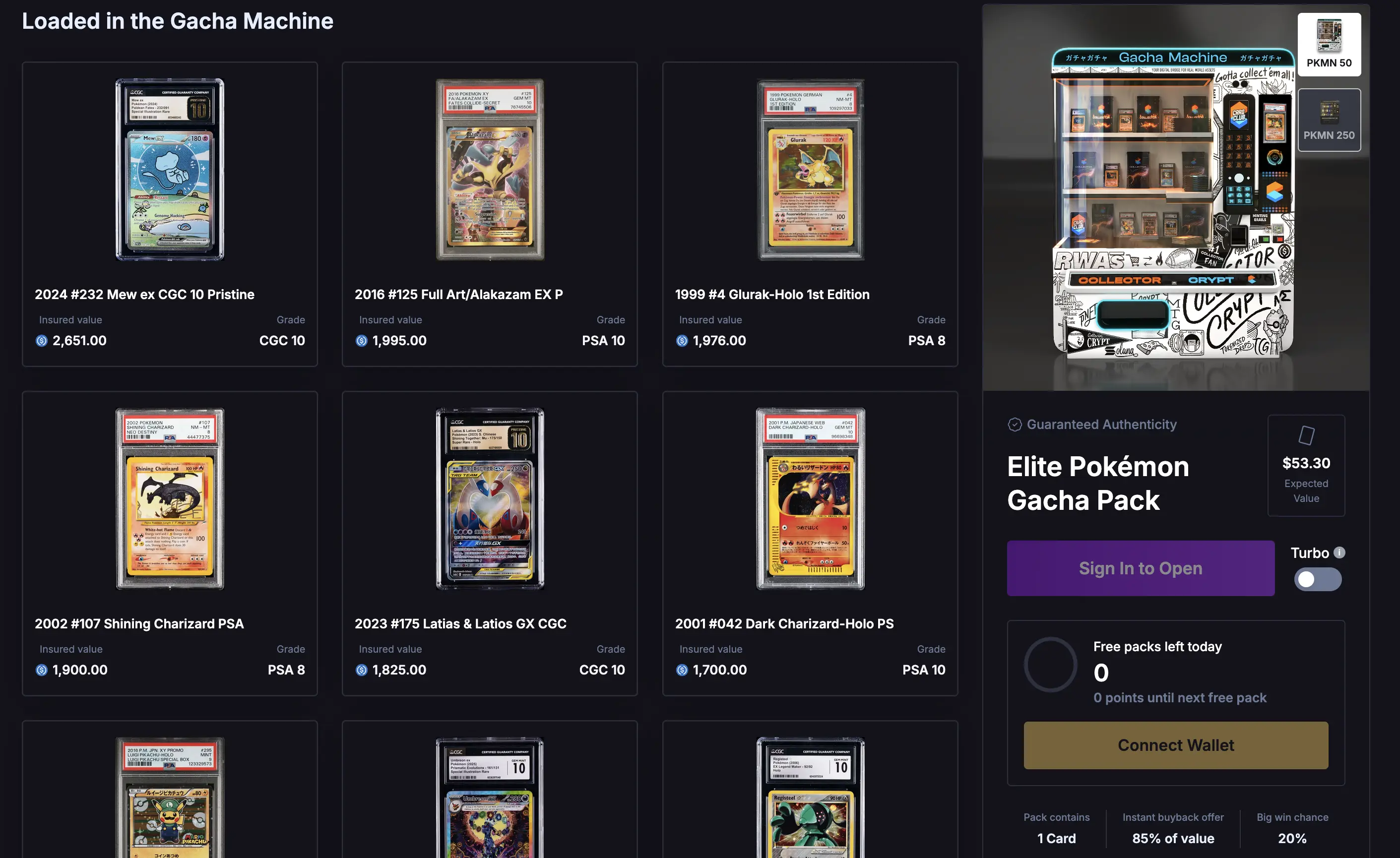 Screenshot Sept. 5, 2025, 16:46:14 | Digital gacha machine