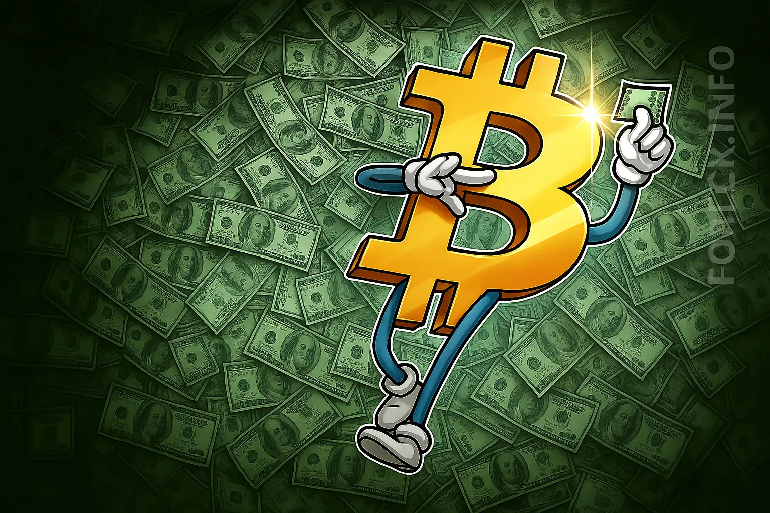 Биткоин достиг $83 тыс. на фоне резкого падевния индекса доллара и замедления инфляции в США