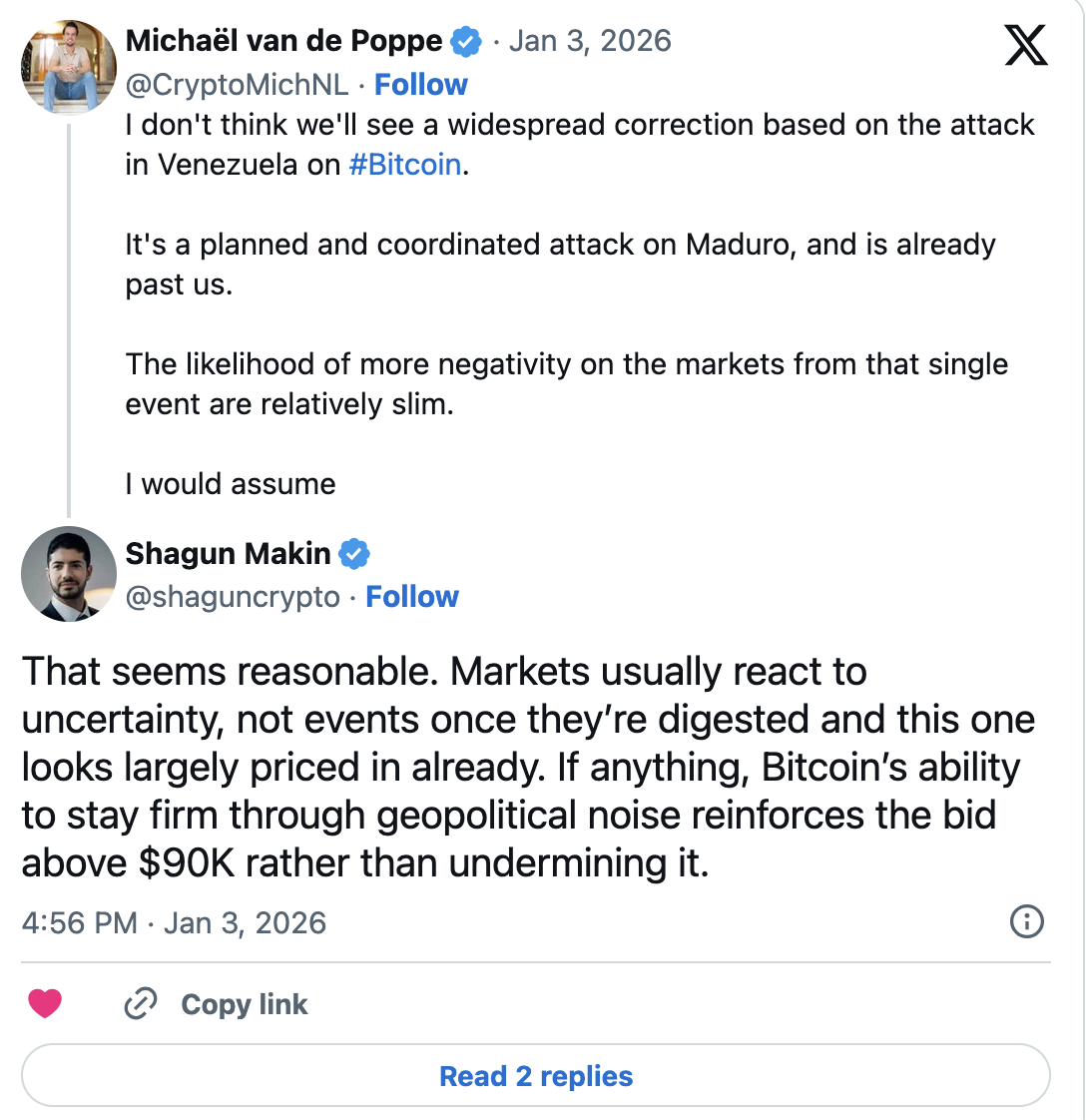 Комментарий Шагуна Макинса о реакции рынка