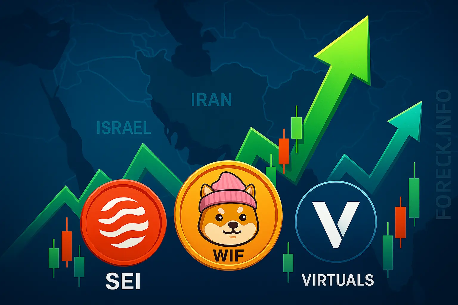 SEI, WIF и VIRTUALS: прогноз цен и ключевые уровни недели
