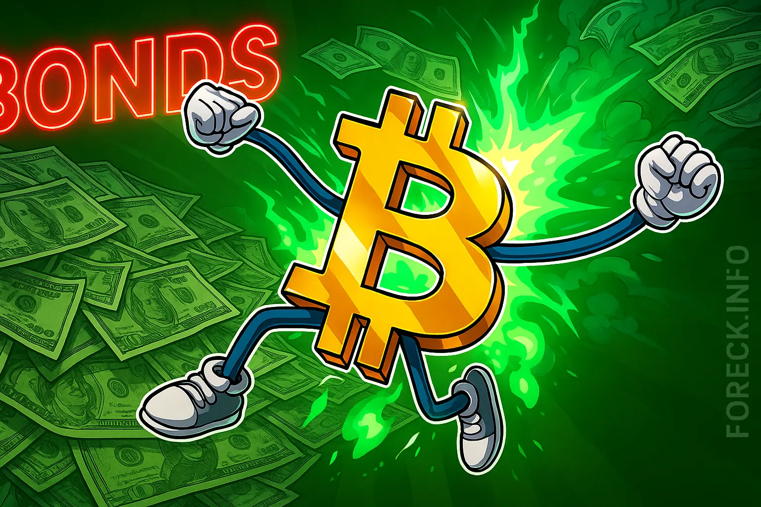 BTC укрепляет лидерство на фоне глобального оттока из долговых рынков