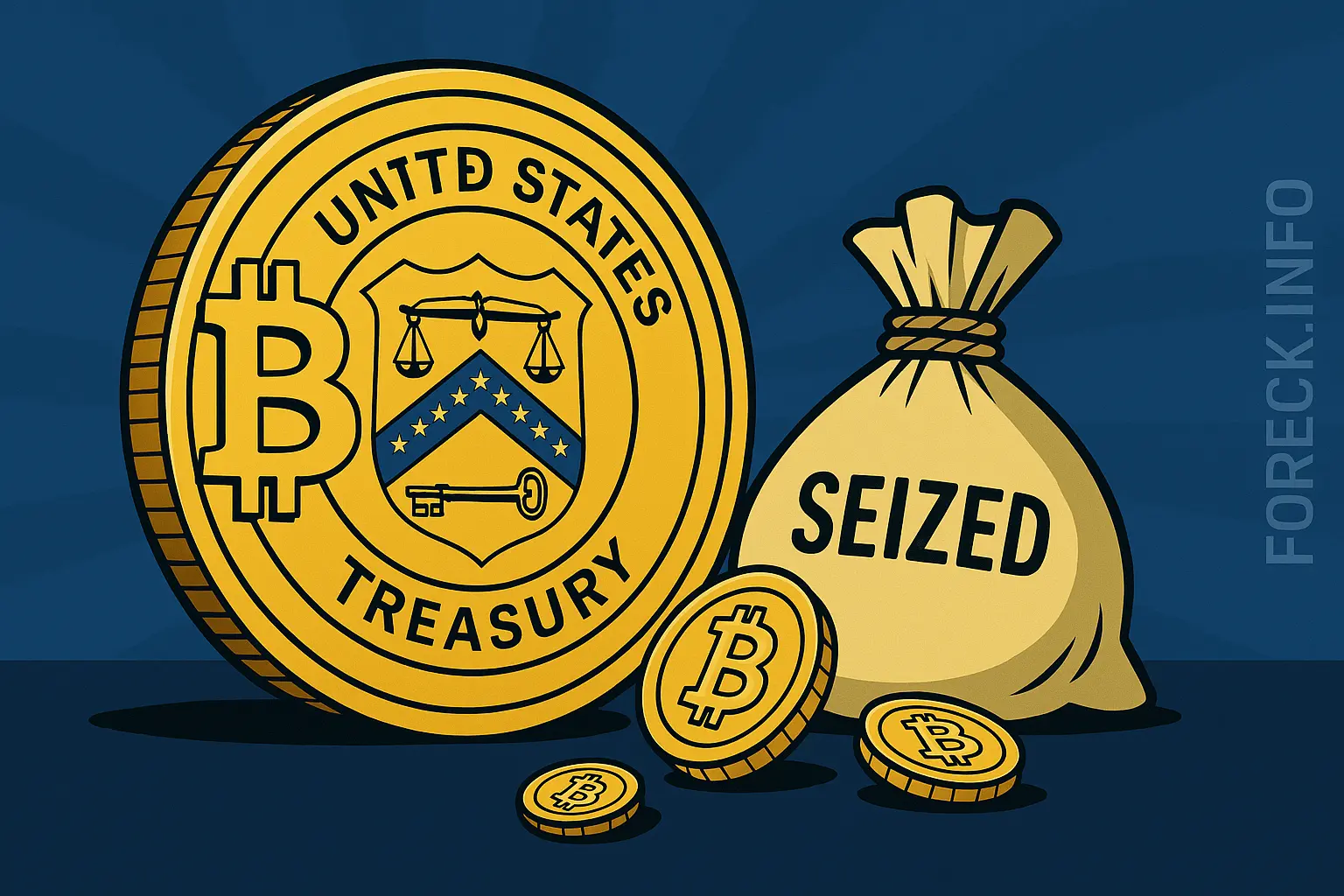 U.S. Treasury to Expand Bitcoin Reserves Using Seized Coins
