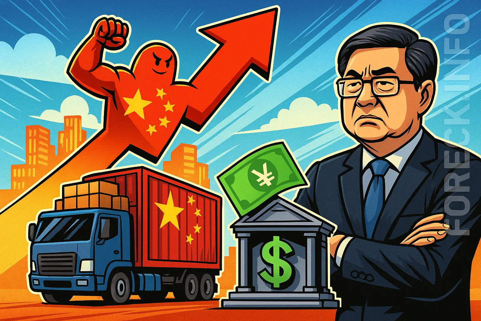 Китай удивляет: промышленность растет, а дефляция усиливается — свежая аналитика Standard Chartered