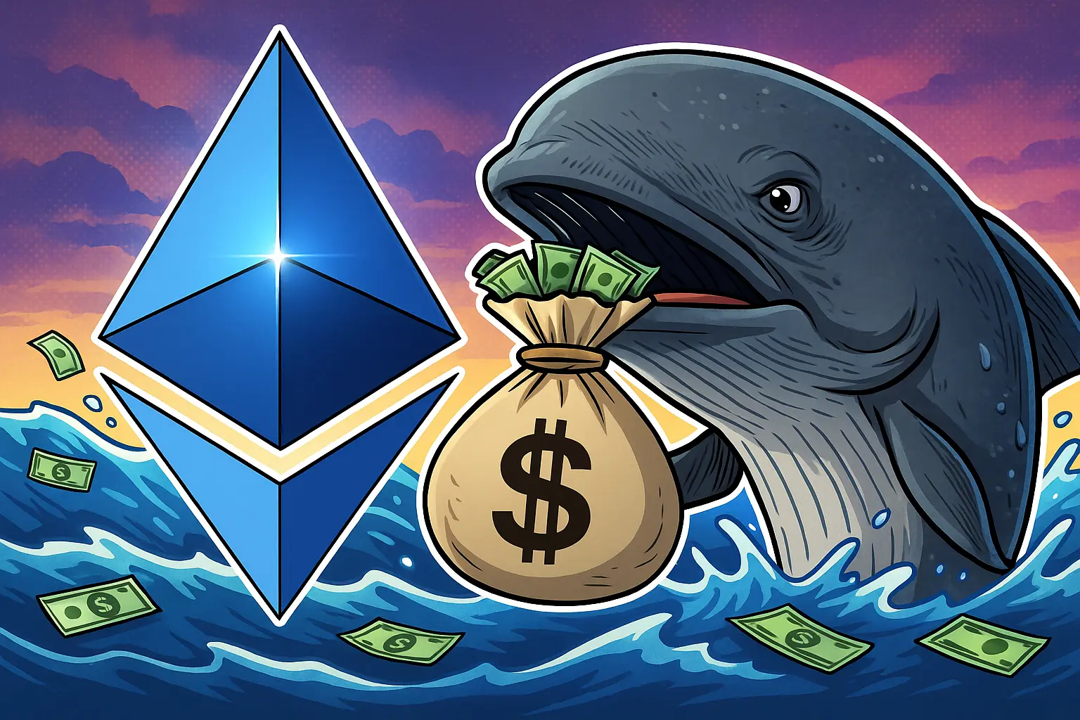 ETH Holds $4.3K Amid Whale Profit-Taking and Record ETF Inflows