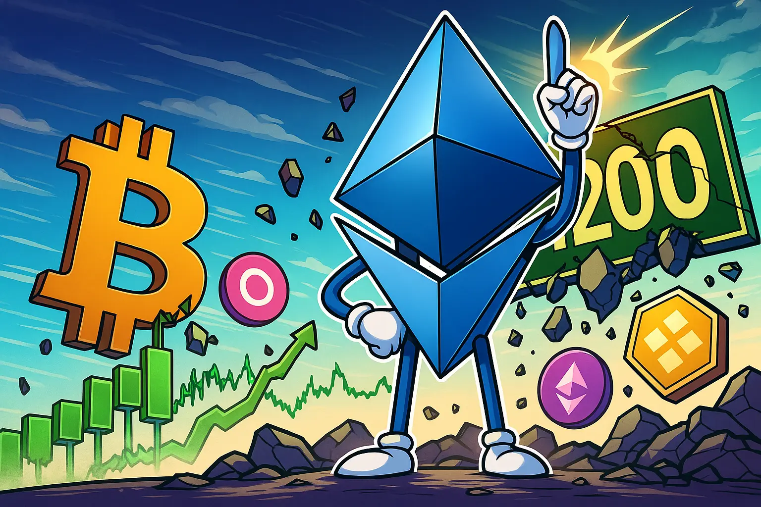 Ethereum на пути к рекорду: Бутерин возвращает статус миллиардера