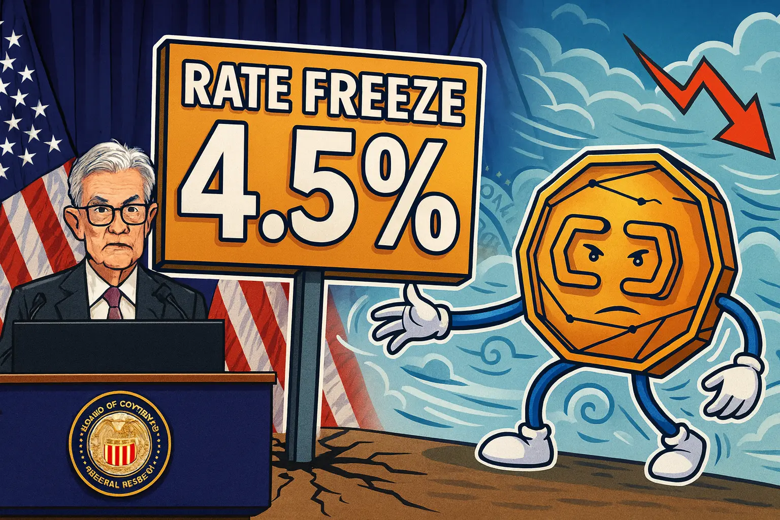 Powell’s Pause: Will Bitcoin Break $120 K