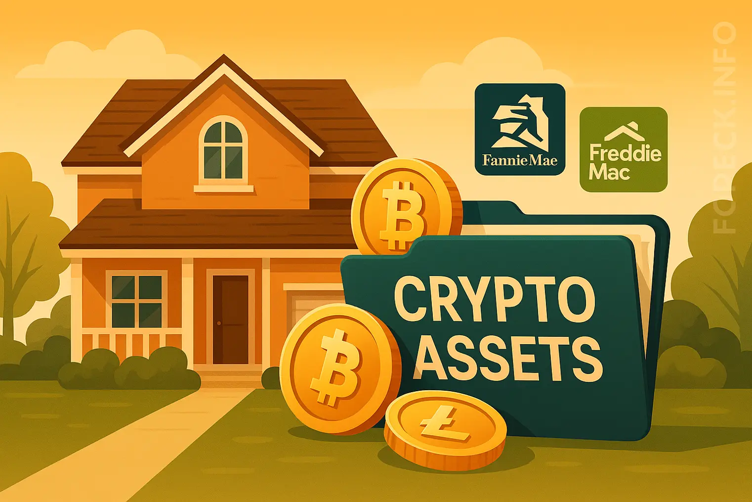 В США готовят учет биткоина при выдаче ипотечных кредитов