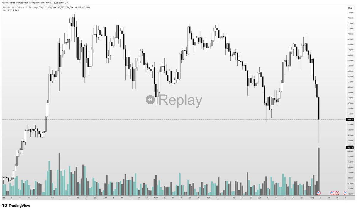 Analyst Altcoin Sherpa highlighted that similar corrections have occurred before