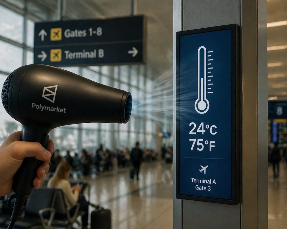 Polymarket reportedly settled temperature markets using a single sensor located near Charles de Gaulle Airport