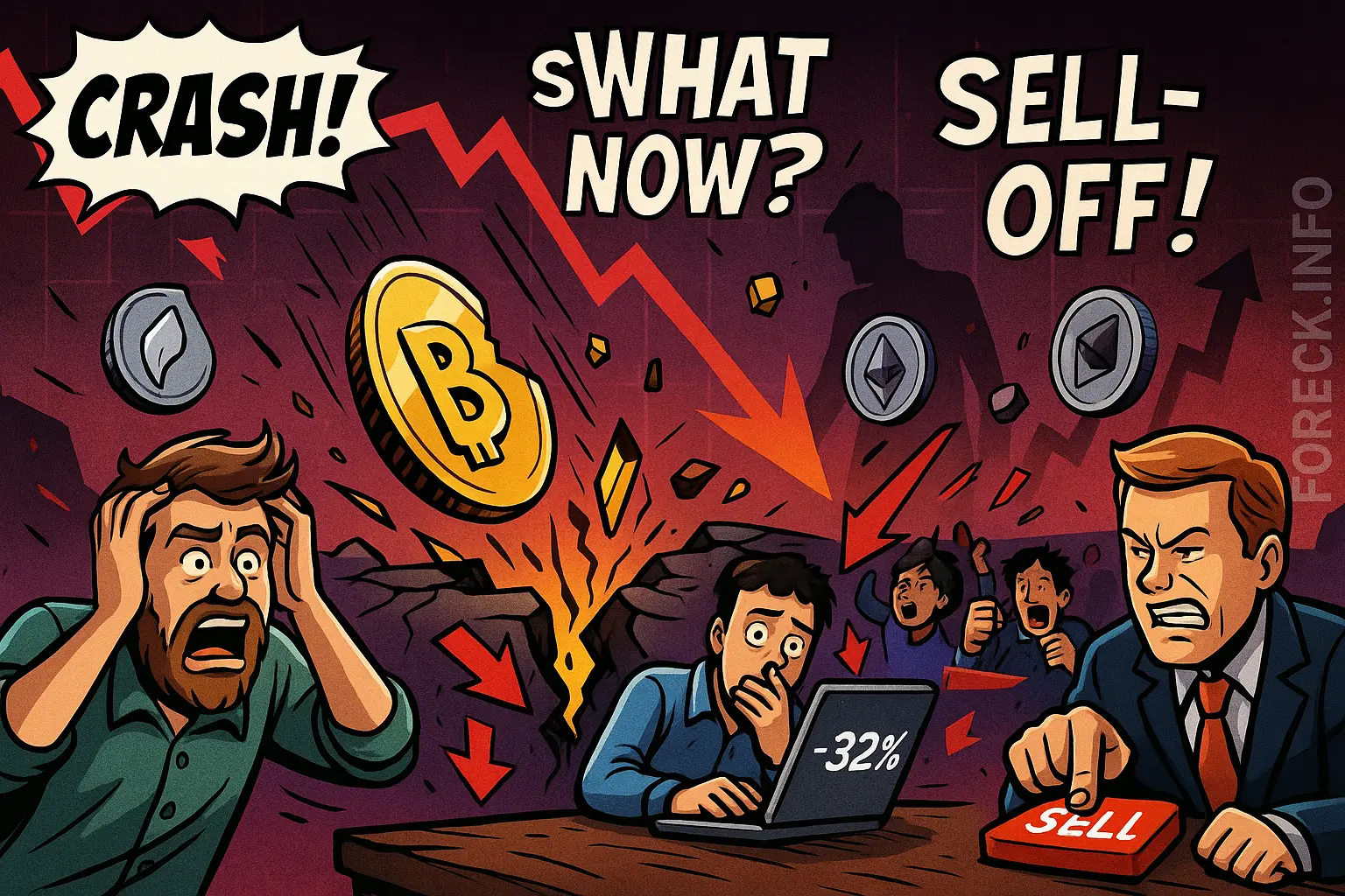 Крипторынок в красной зоне: падение BTC и ETH, рост XMR и токенизация реальных активов