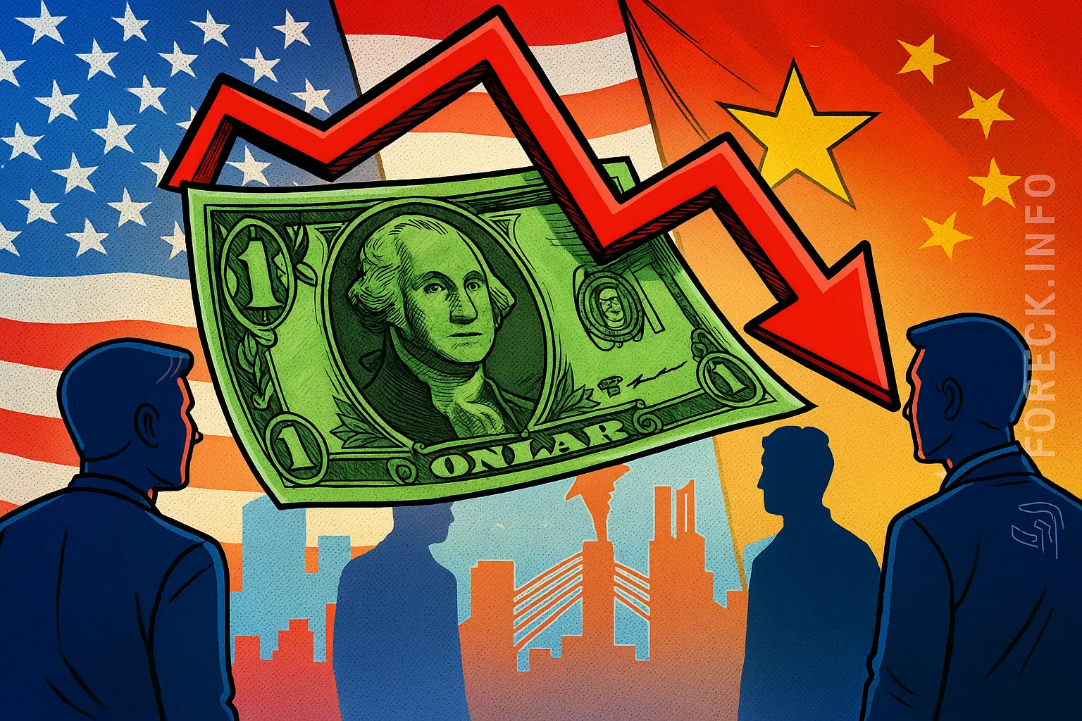 Актуальный обзор: доллар слабеет, евро и фунт растут, переговоры США 
