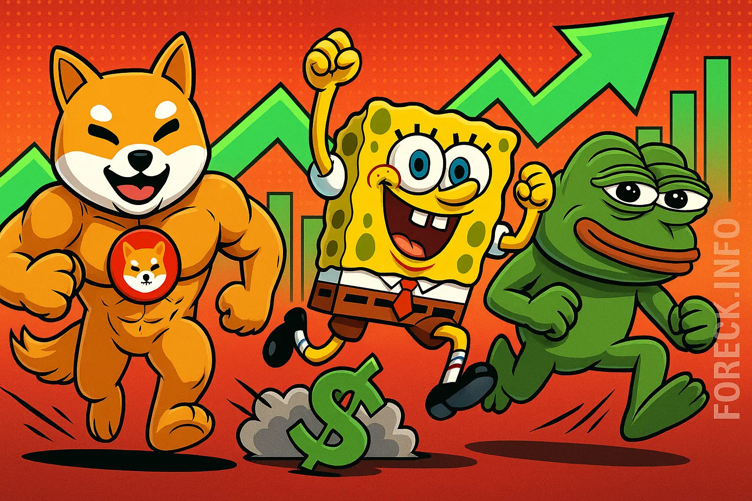 Рынок мемкоинов взлетает: WIF, SPX, PEPE задают темп в июне 2025