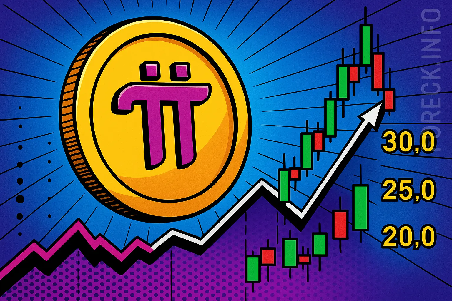 Pi Coin: ключевые уровни и прогноз на 8 - 9 июня
