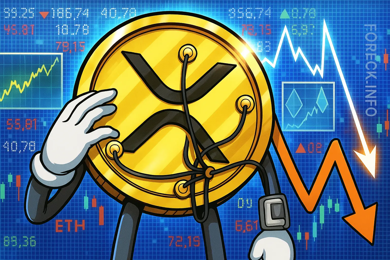 Прогноз альткоина XRP: 3$ или 1.20$ — что раньше?