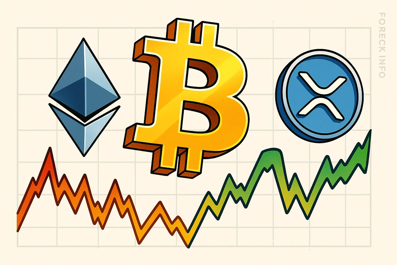 Азиатский криптообзор: технический анализ BTC, ETH, XRP, влияние FTX