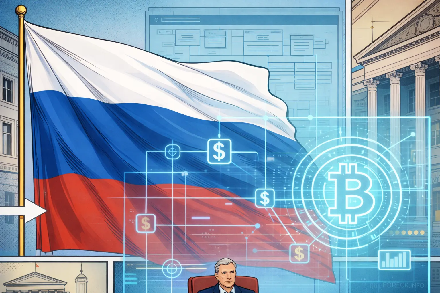 Россия готовит поэтапную легализацию криптовалют