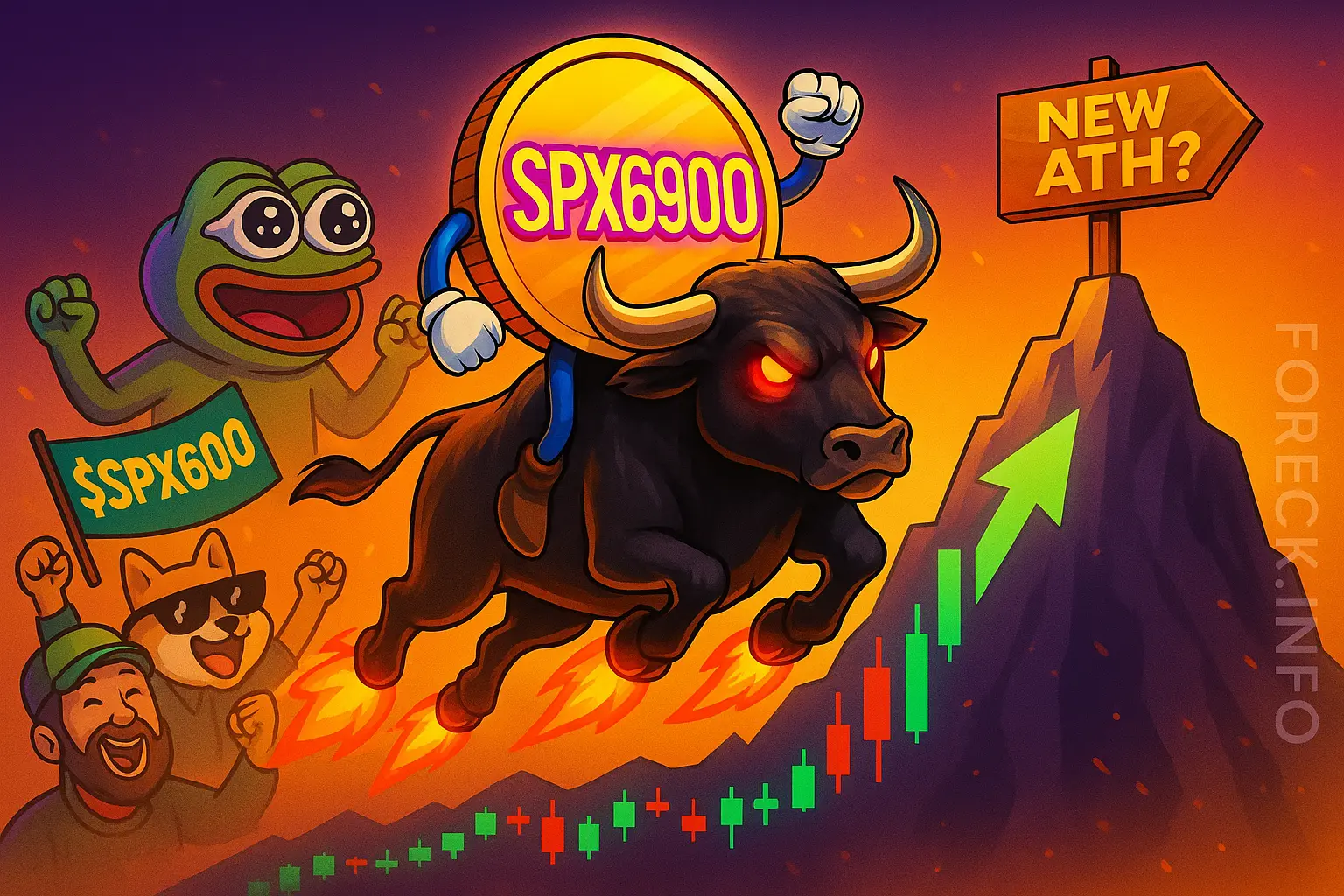 Прогноз мемкоина SPX6900: Бычий импульс и новый максимум на горизонте