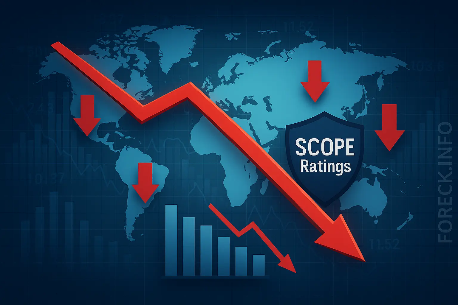 Мировая экономика замедляется: прогноз Scope Ratings на 2025–2026 годы