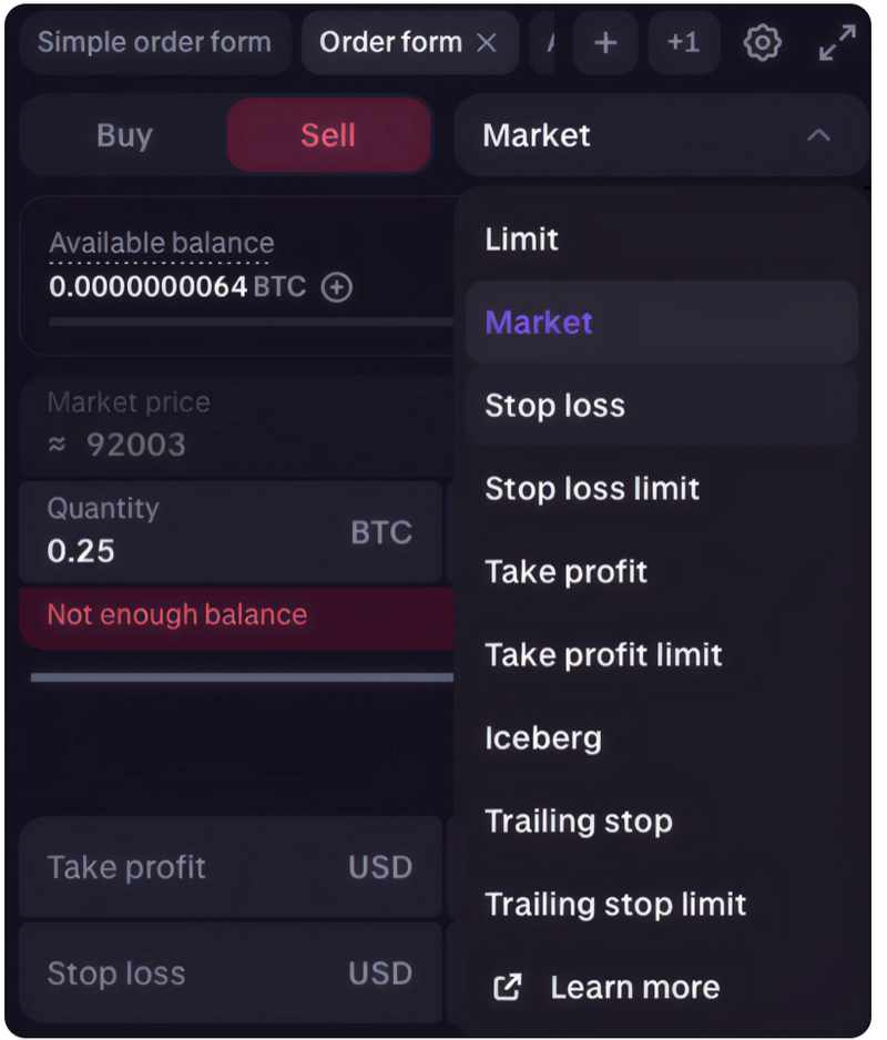 Как настроить стоп-лосс и тейк-профит на платформе