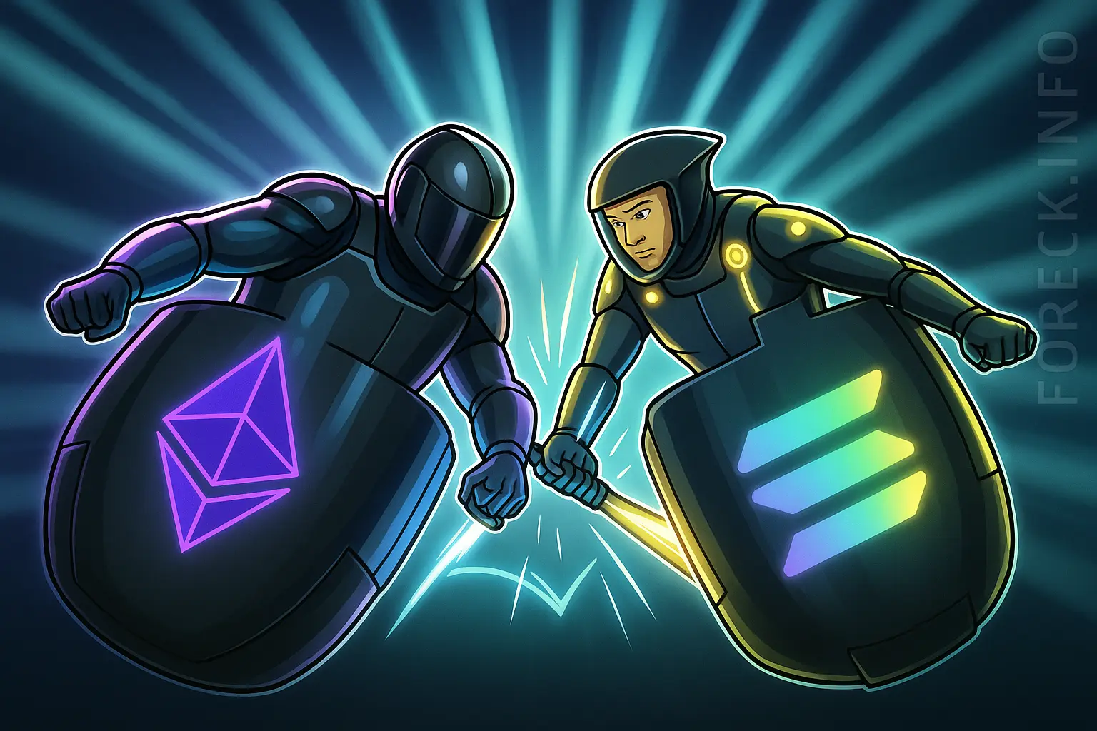 Ethereum сохраняет лидерство перед Solana в институциональном сегменте