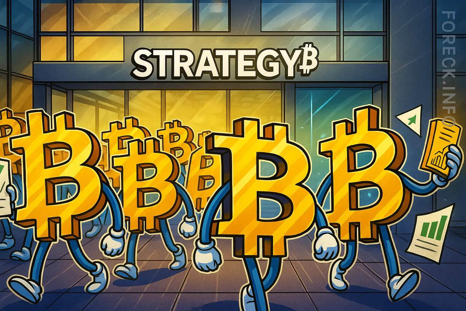 Bitcoin стал дефляционным благодаря Strategy – аналитика Foreck.info