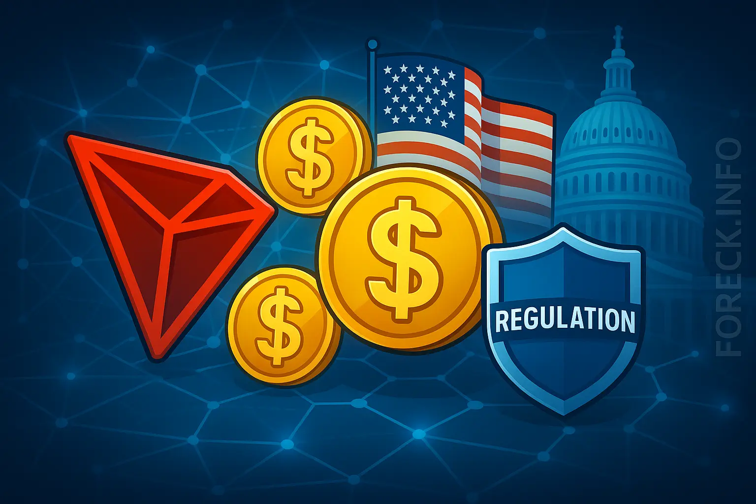 Закон о стейблкоинах в США усиливает позиции TRON