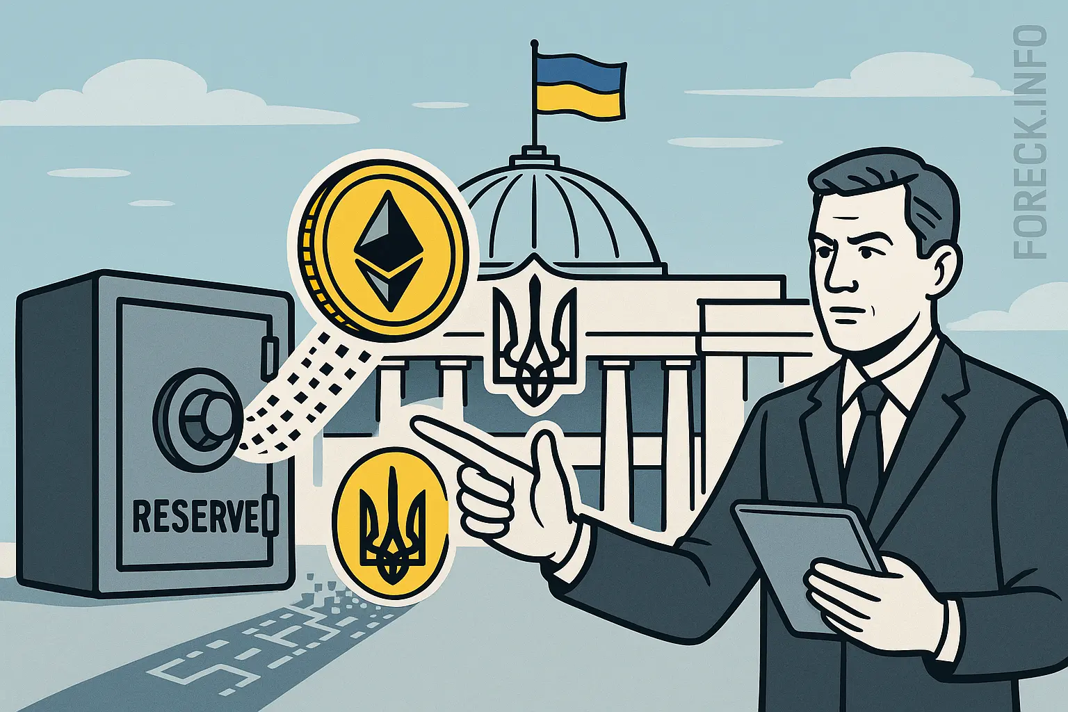 Ukrainian Parliament Registers Bill for NBU Crypto Investments