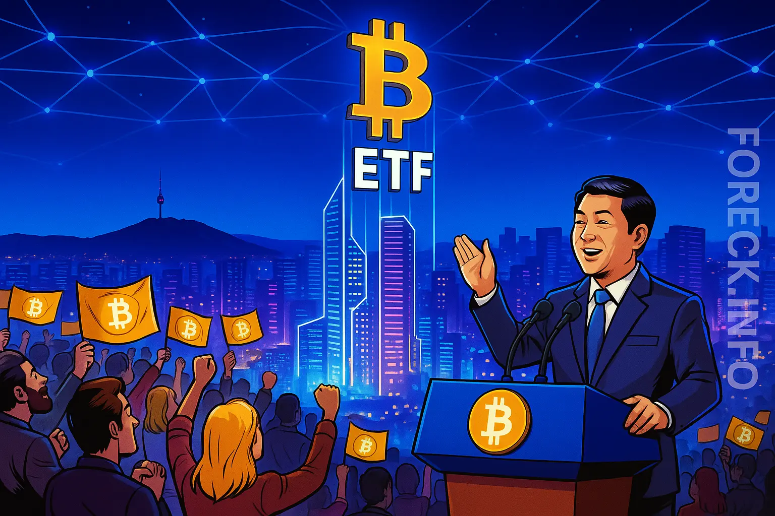 Южная Корея может легализовать Bitcoin ETF и создать криптодружественное регулирование