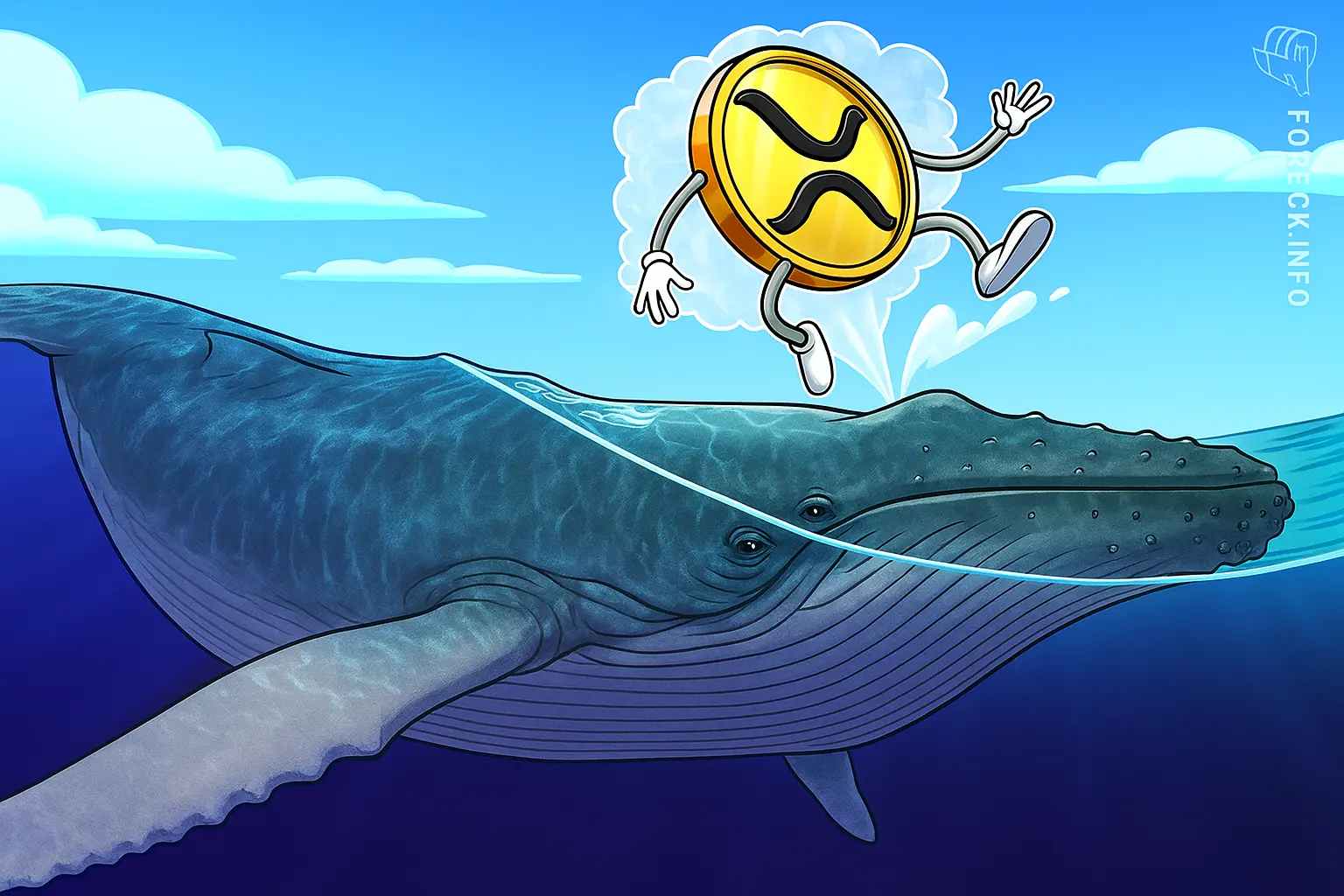 Киты снова покупают XRP: цена нацелена на 3.45$