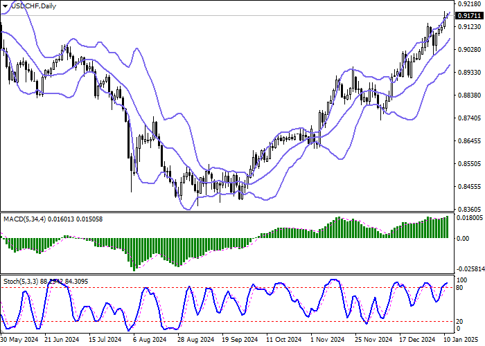 USD/CHF: Национальный банк Швейцарии прогнозирует прибыль в 80,0 млрд франков по итогам 2024 года