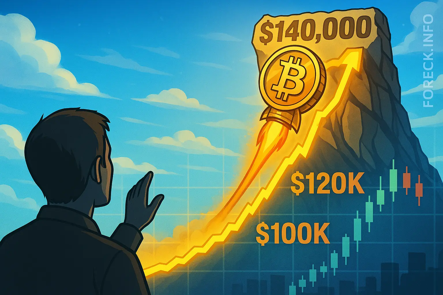 Биткоин готовится к штурму 140,000$: новые цели рынка