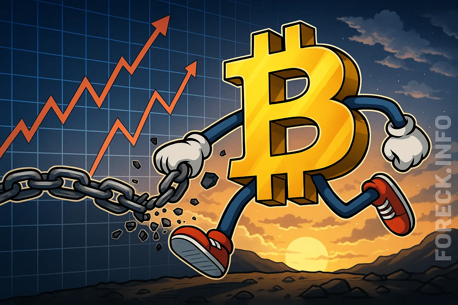 Bitcoin сохраняет рост на фоне институциональных покупок и снижения корреляции с фондовым рынком