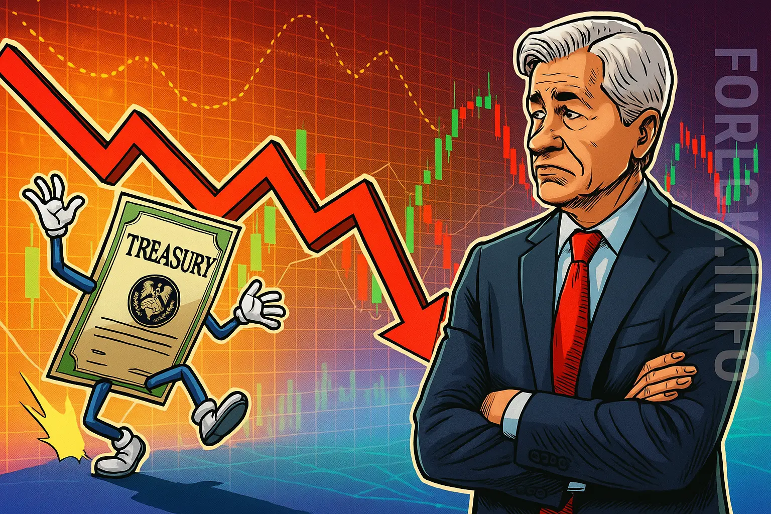 Крах Treasuries: Джейми Даймон раскрывает опасности для инвесторов
