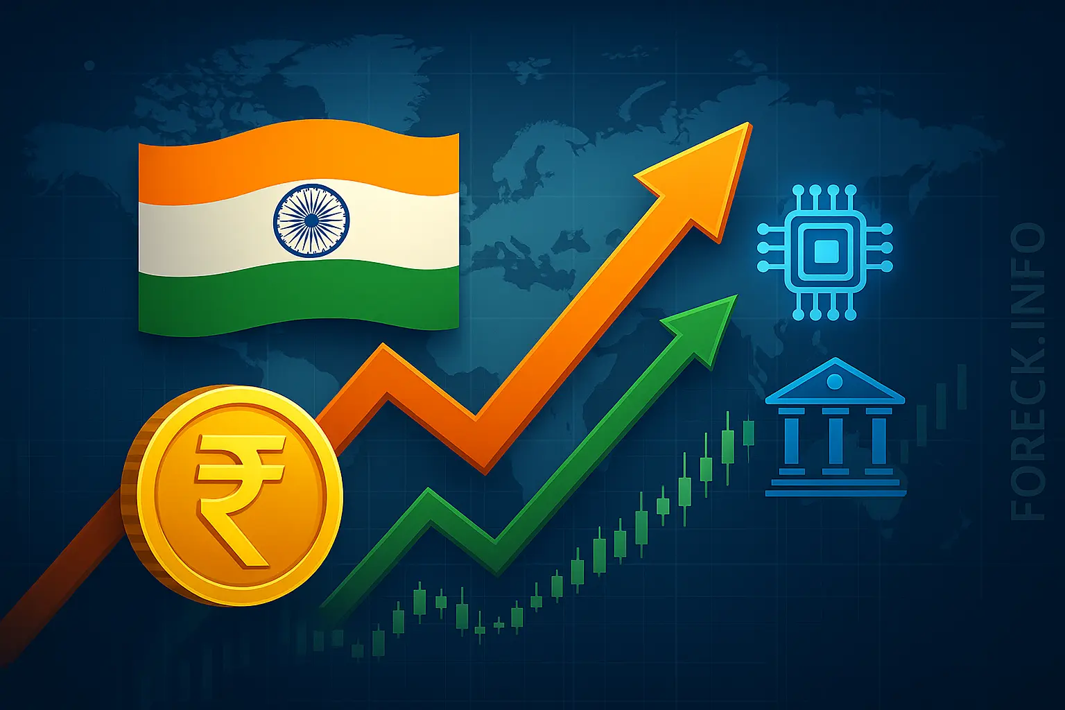 Рост, реформы, цифровизация: как Индия обгоняет emerging markets