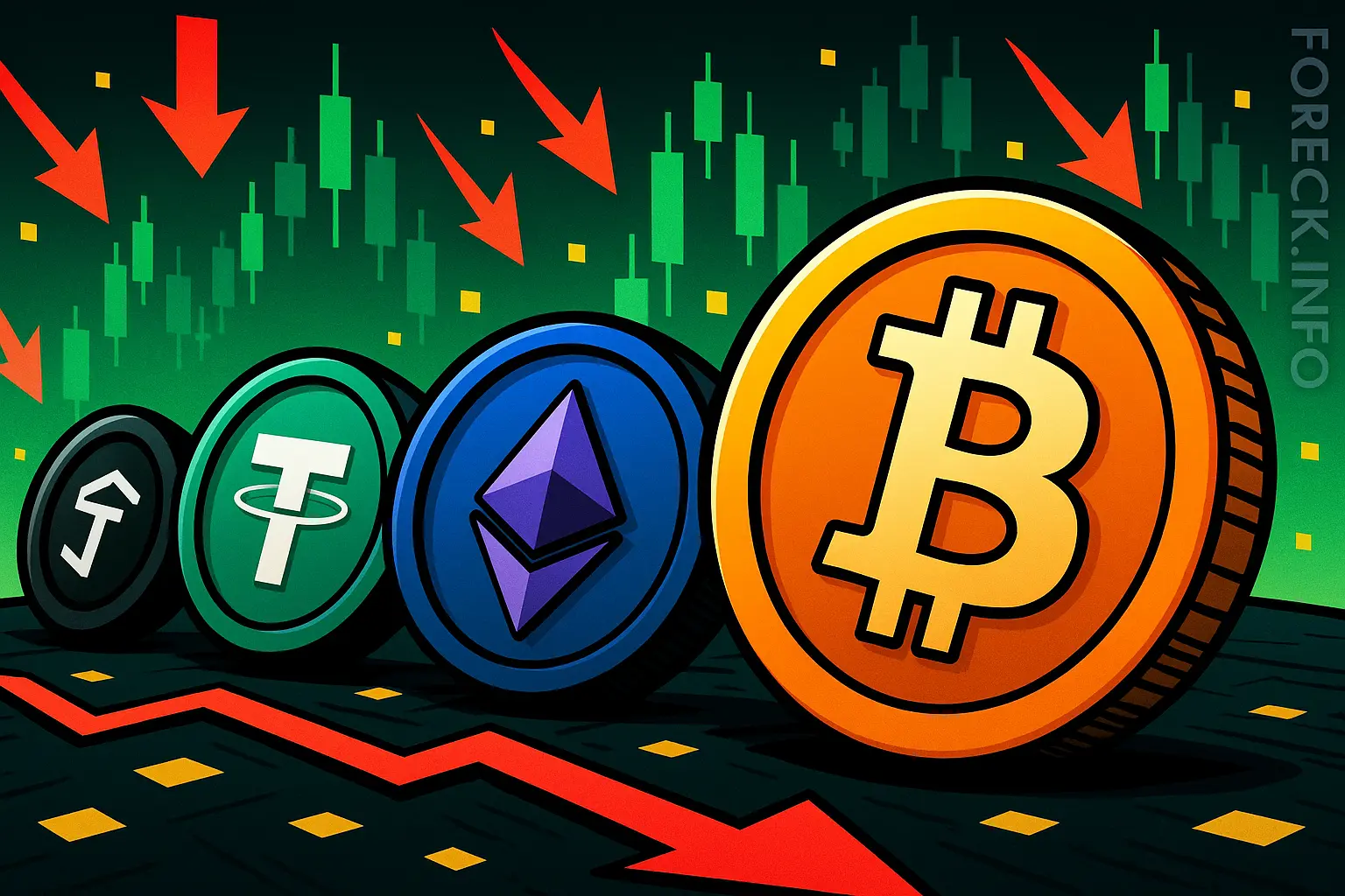 Новости крипторынка, биткоин теряет позиции: что происходит?