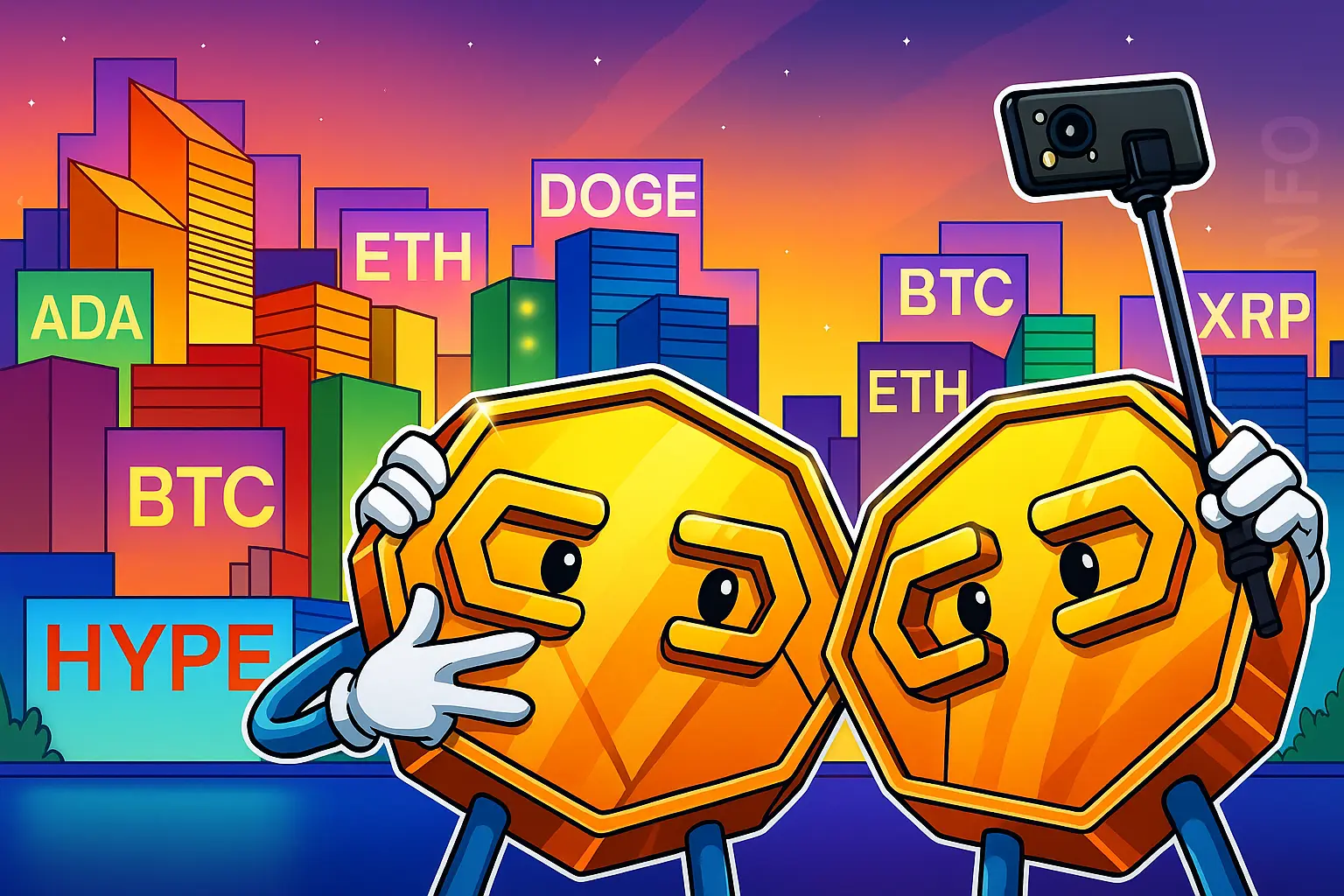 Прогноз цен BTC, ETH, XRP, BNB, SOL, DOGE, ADA, HYPE, SUI, BCH — сценарии на неделю