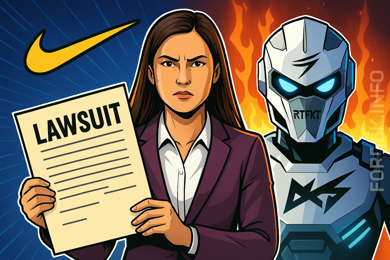 Закрытие RTFKT и падение цен на NFT стали причиной иска на $5 млн против Nike