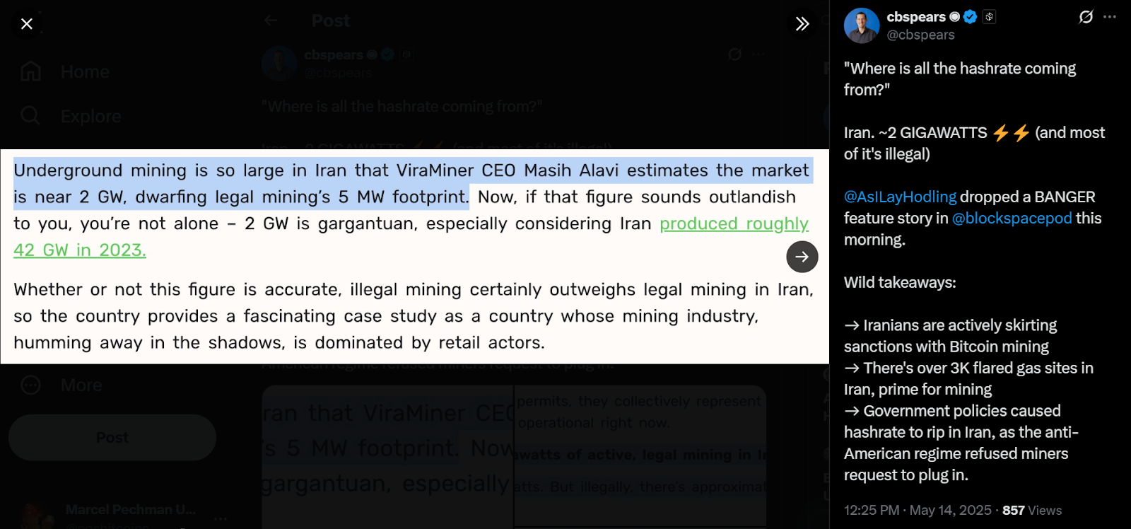 Повлиял ли конфликт на Ближнем Востоке на майнеров биткоинов? 