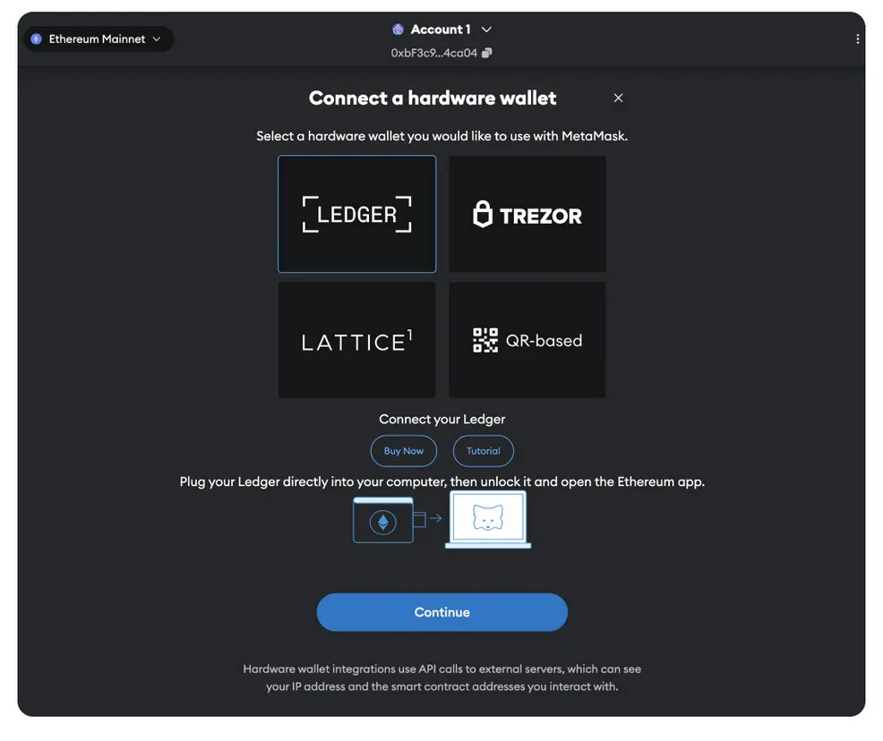 Использование Trezor с MetaMask и платформами DeFi и NFT