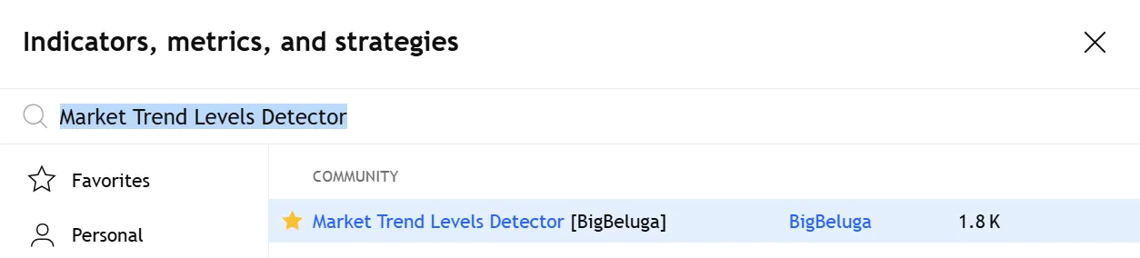 Как настроить индикаторы на TradingView?