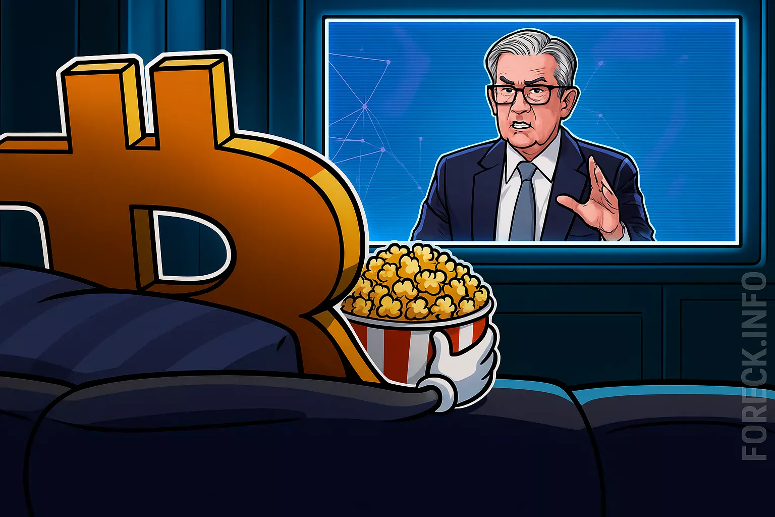 Bitcoin Rises to $117 400 After Powell Signals Possible Rate Cut
